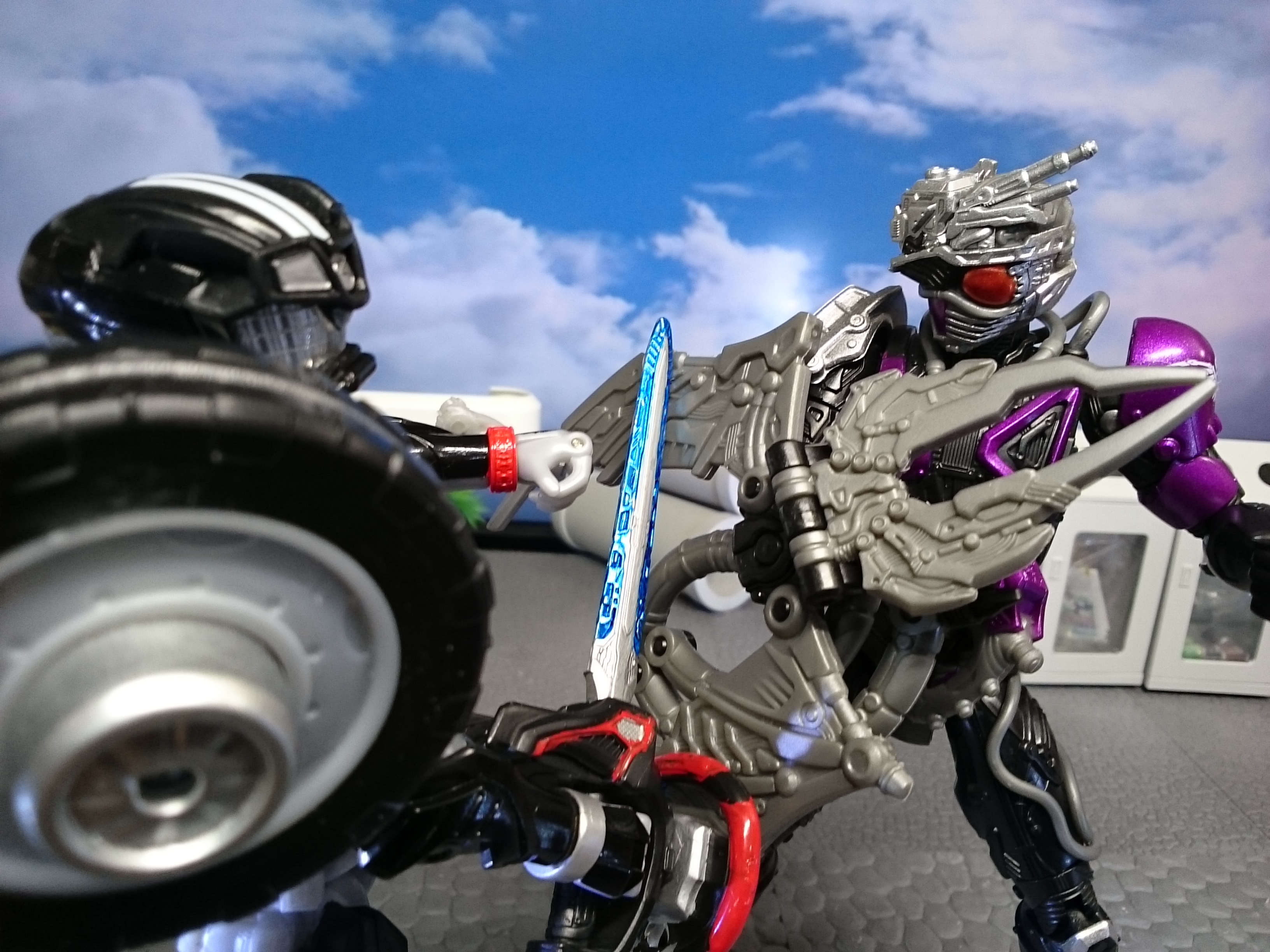 仮面ライダードライブ TK06 魔進チェイサー レビューその2: 新stripped